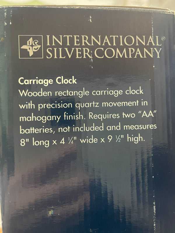 International Silver CO. Carriage Clock